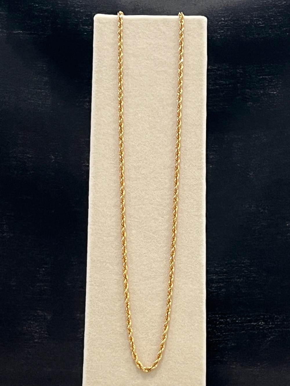 14K Solid Gold Rope Chain Necklace for Women/Men | 20in | 2.5mm | 11g - Picture 2 of 10